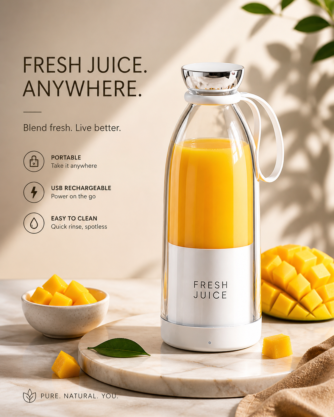 Heavy Duty Handhold Press Fruit Manual Juicer