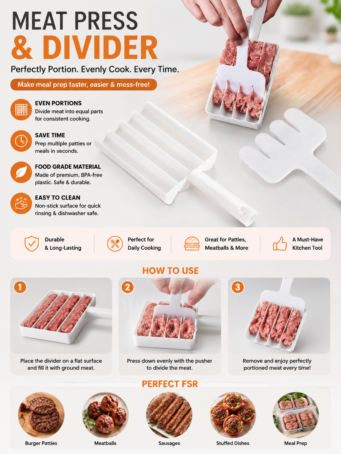 Creative Meatball Maker Cooking Utensil
