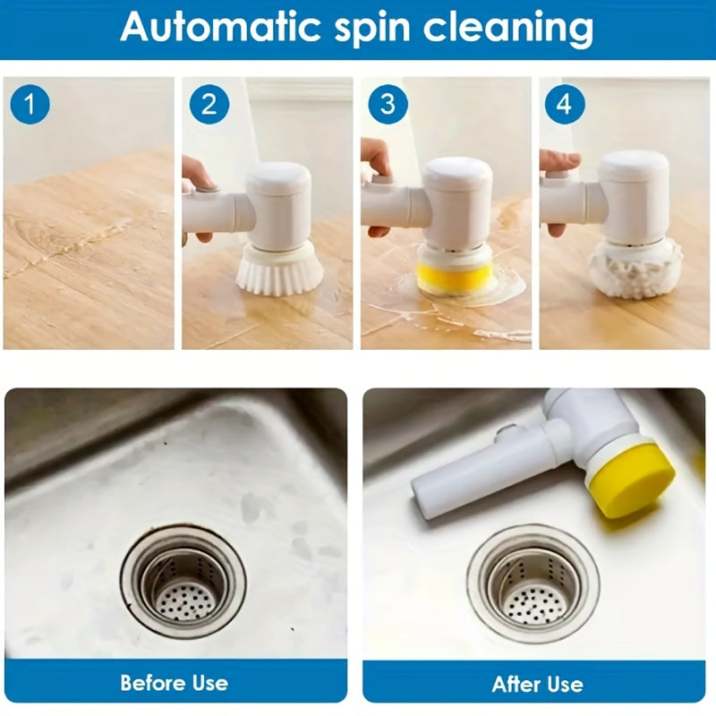 5 In 1 Electric Cleaning Magic Brush
